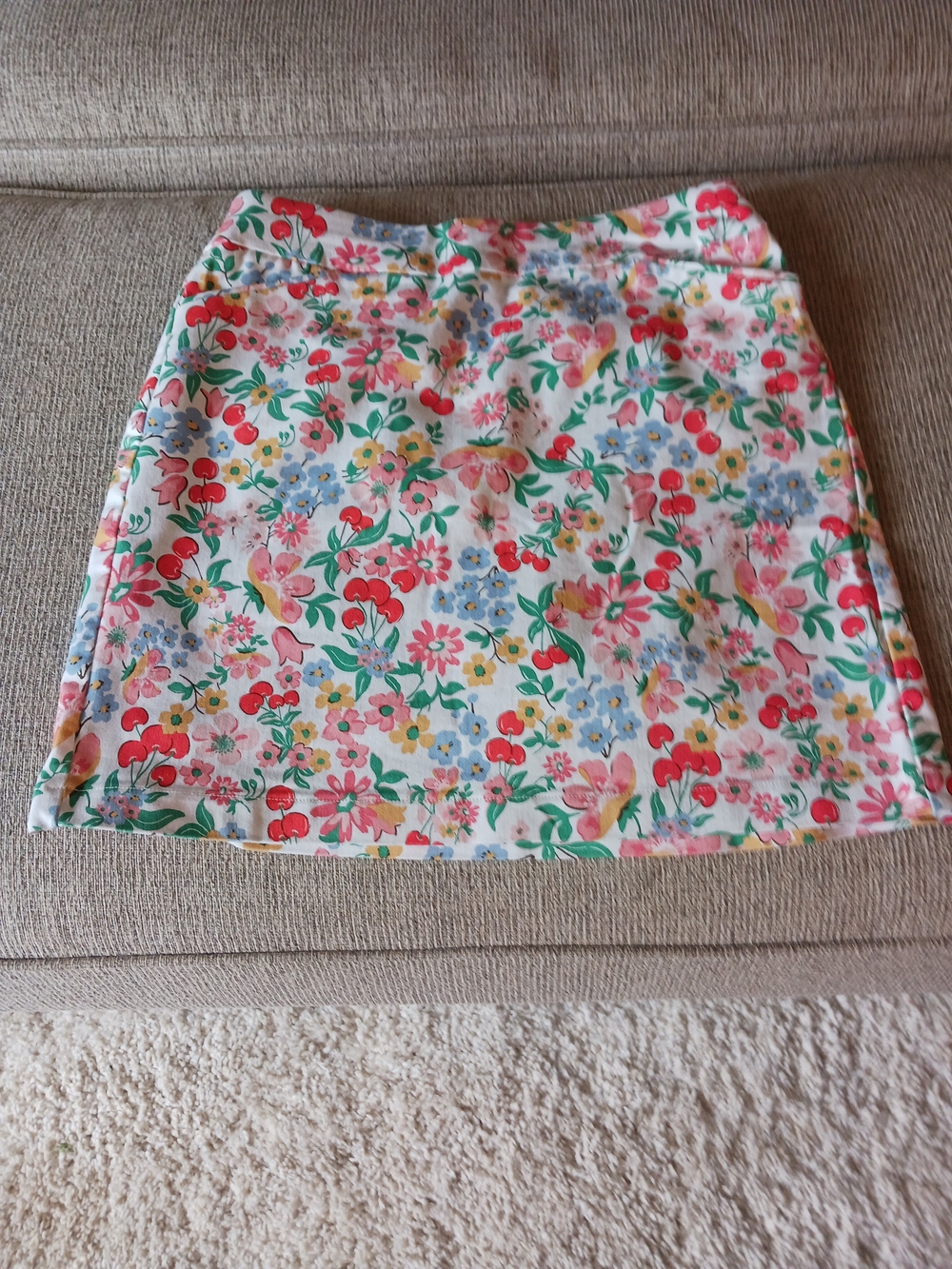 Croft & Barrow Floral Skort in White, Red, Pink, Blue, Yellow
